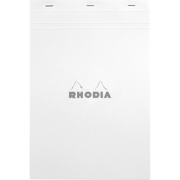 Rhodia Ice Staplebound Notepad - Lined 8-1/4" X 11-3/4"-Pen Boutique Ltd