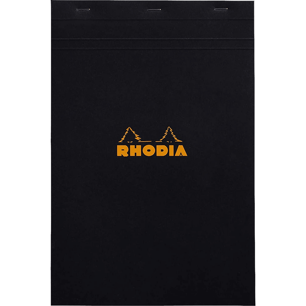 Rhodia Notepads Graph Black 8 1/4 X 12 1/2 - Pen Boutique Ltd