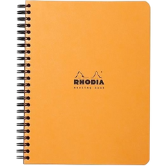 Rhodia Orange Meeting Book A5 Small 6 1/2 X 8 1/4-Pen Boutique Ltd