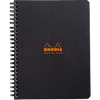 Rhodia Black Meeting Book A5 Small 6 1/2 X 8 1/4 - Pen Boutique Ltd