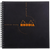 Rhodia Wirebound Black Reverse Book 8 1/4 x 8 1/4-Pen Boutique Ltd