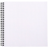Rhodia Wirebound Black Reverse Book 8 1/4 x 8 1/4-Pen Boutique Ltd