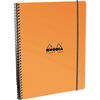 Rhodia Wirebound Elasti Book 9 x 11 3/4 - Orange - Pen Boutique Ltd