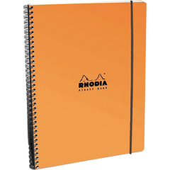 Rhodia Wirebound Elasti Book 9 x 11 3/4 - Orange-Pen Boutique Ltd
