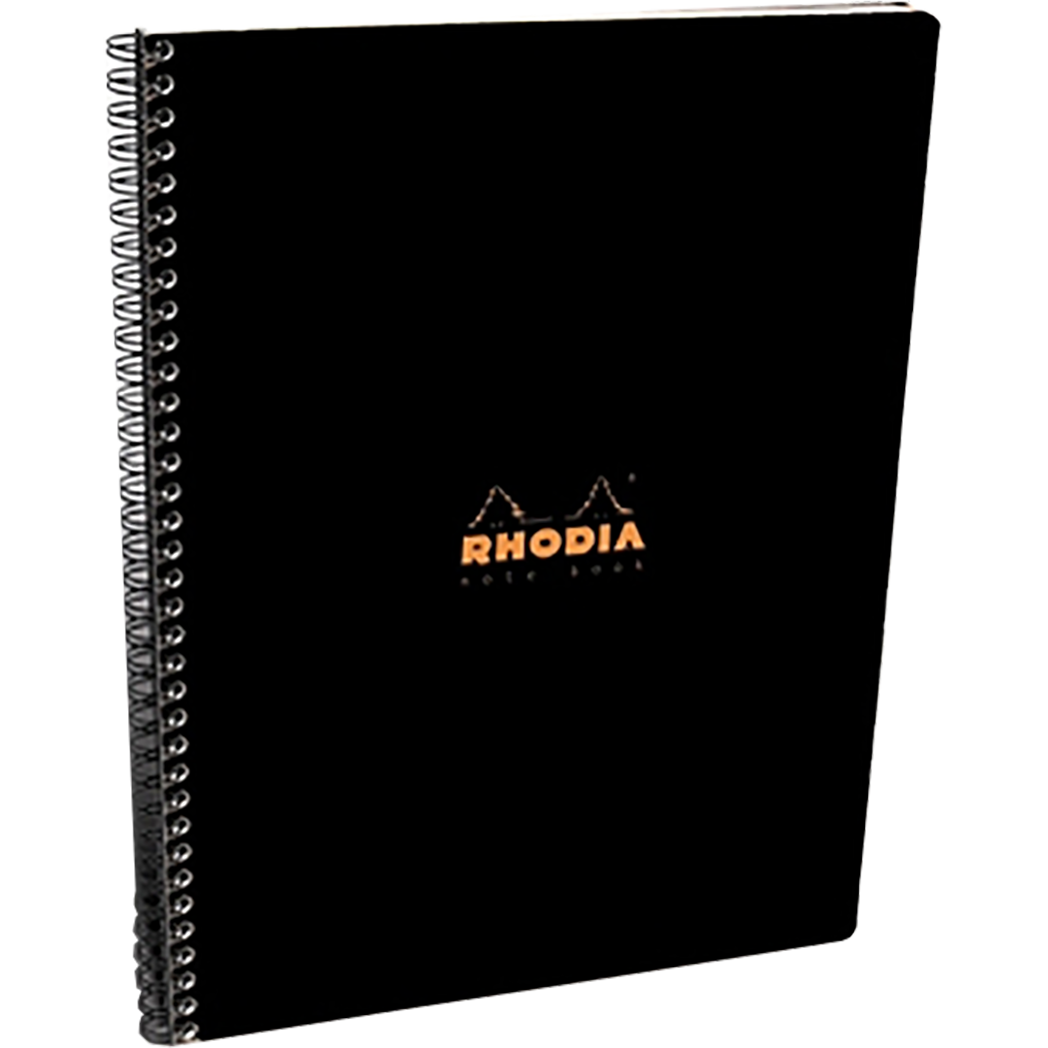 Rhodia Wirebound Elastic Book 9 x 11 3/4 - Black-Pen Boutique Ltd