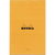 Rhodia Classic Notepads Top Staplebound 8 ¼ x 12 ½ Orange - Lined-Pen Boutique Ltd