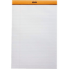 Rhodia Classic Notepads Top Staplebound 8 ¼ x 12 ½ Orange - Lined - Pen Boutique Ltd