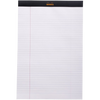 Rhodia Classic Notepads Top Staplebound 8 ¼ x 12 ½ Black - Lined-Pen Boutique Ltd