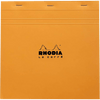 Rhodia Le Carre Square Notepads Large (8 1/4 x 8 1/4) with Orange - Pen Boutique Ltd