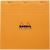 Rhodia Le Carre Square Notepads Large (8 1/4 x 8 1/4) with Orange-Pen Boutique Ltd