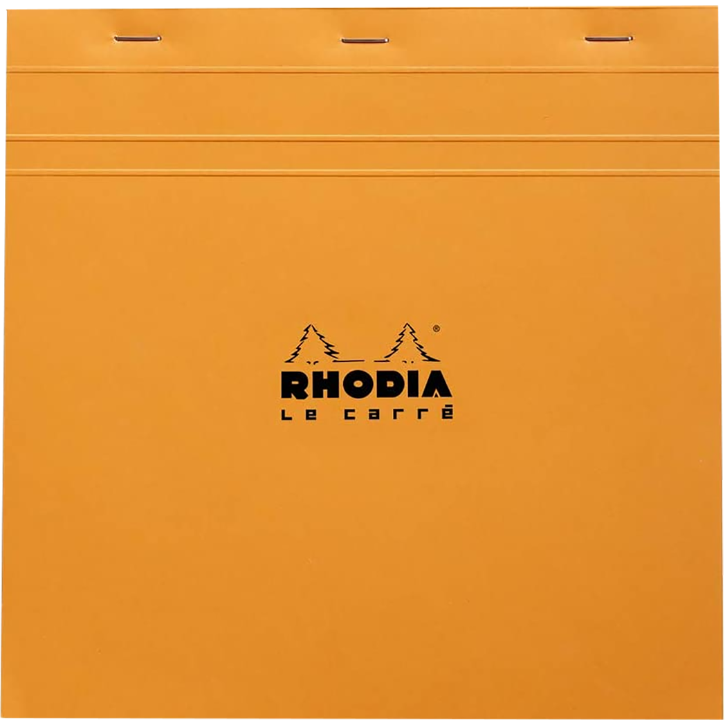 Rhodia Le Carre Square Notepads Large (8 1/4 x 8 1/4) with Orange-Pen Boutique Ltd