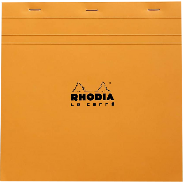 Rhodia Le Carre Square Notepads Large (8 1/4 x 8 1/4) with Orange-Pen Boutique Ltd