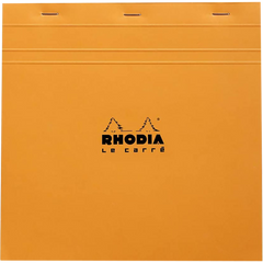 Rhodia Le Carre Square Notepads Large (8 1/4 x 8 1/4) with Orange-Pen Boutique Ltd