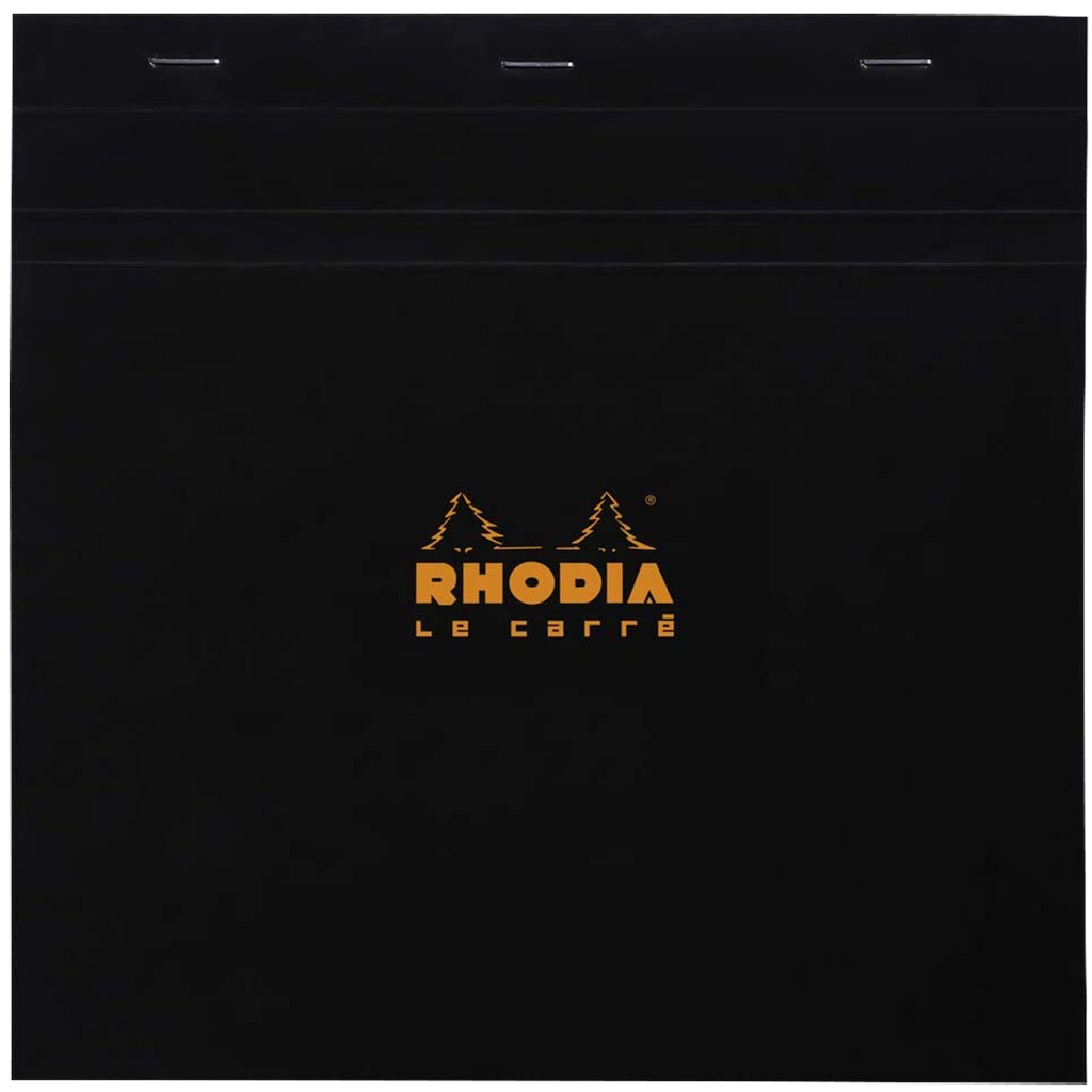 Rhodia Le Carre Square Notepads Large (8 1/4 x 8 1/4) with Black-Pen Boutique Ltd