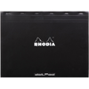 Rhodia Classic Notepads Top Staplebound 16 ½ x 12 ½ Black - Dots-Pen Boutique Ltd