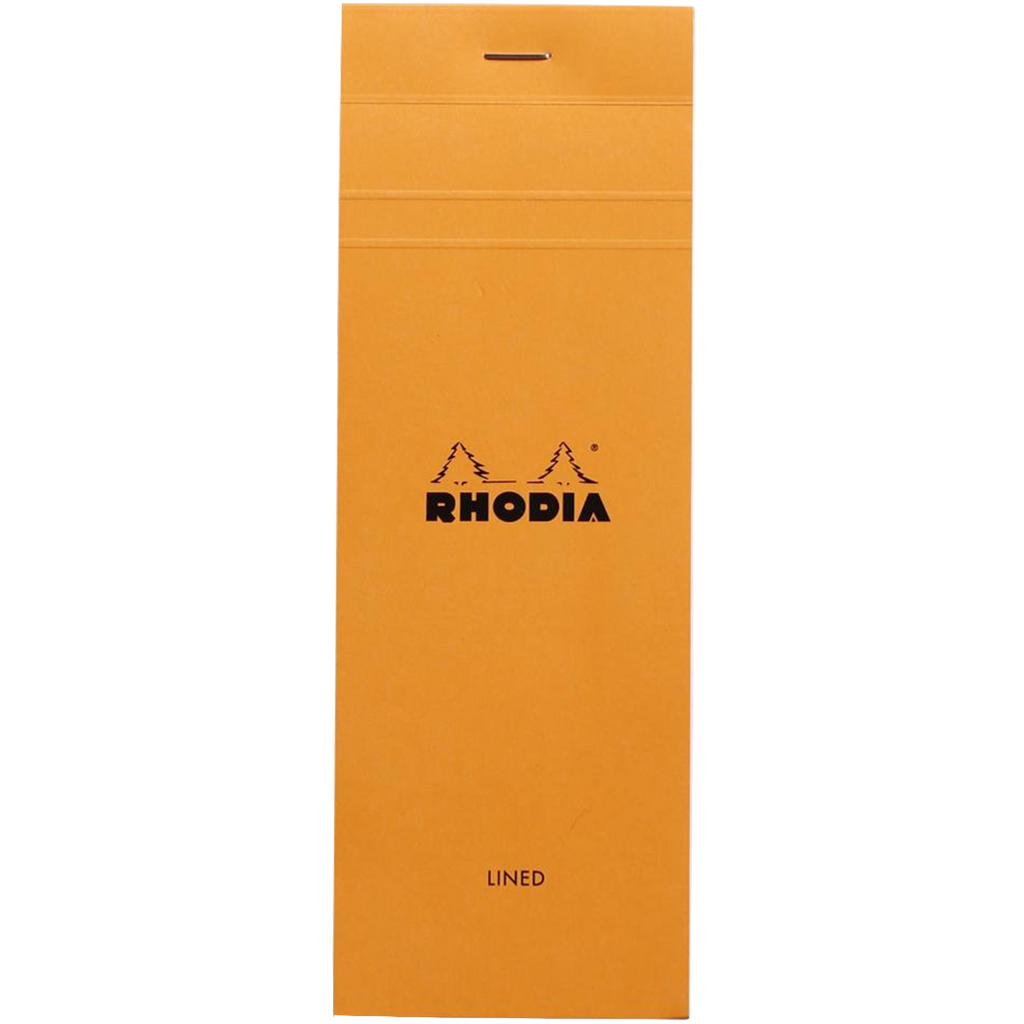 Rhodia Notepads Orange Lined 3x8 1/4-Pen Boutique Ltd