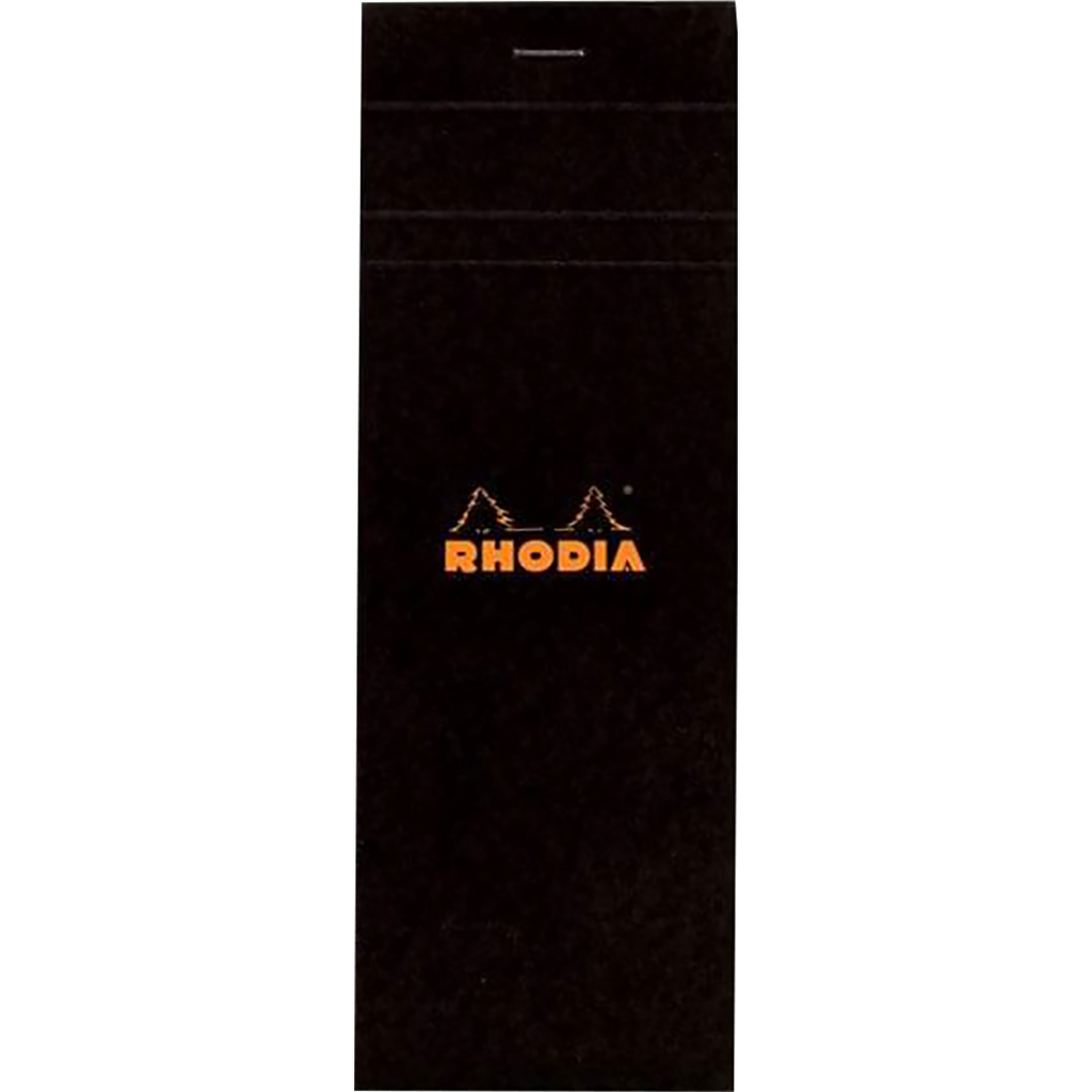 Rhodia Notepads Black Lined 3x8 1/4-Pen Boutique Ltd