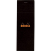 Rhodia Notepads Black Lined 3x8 1/4-Pen Boutique Ltd