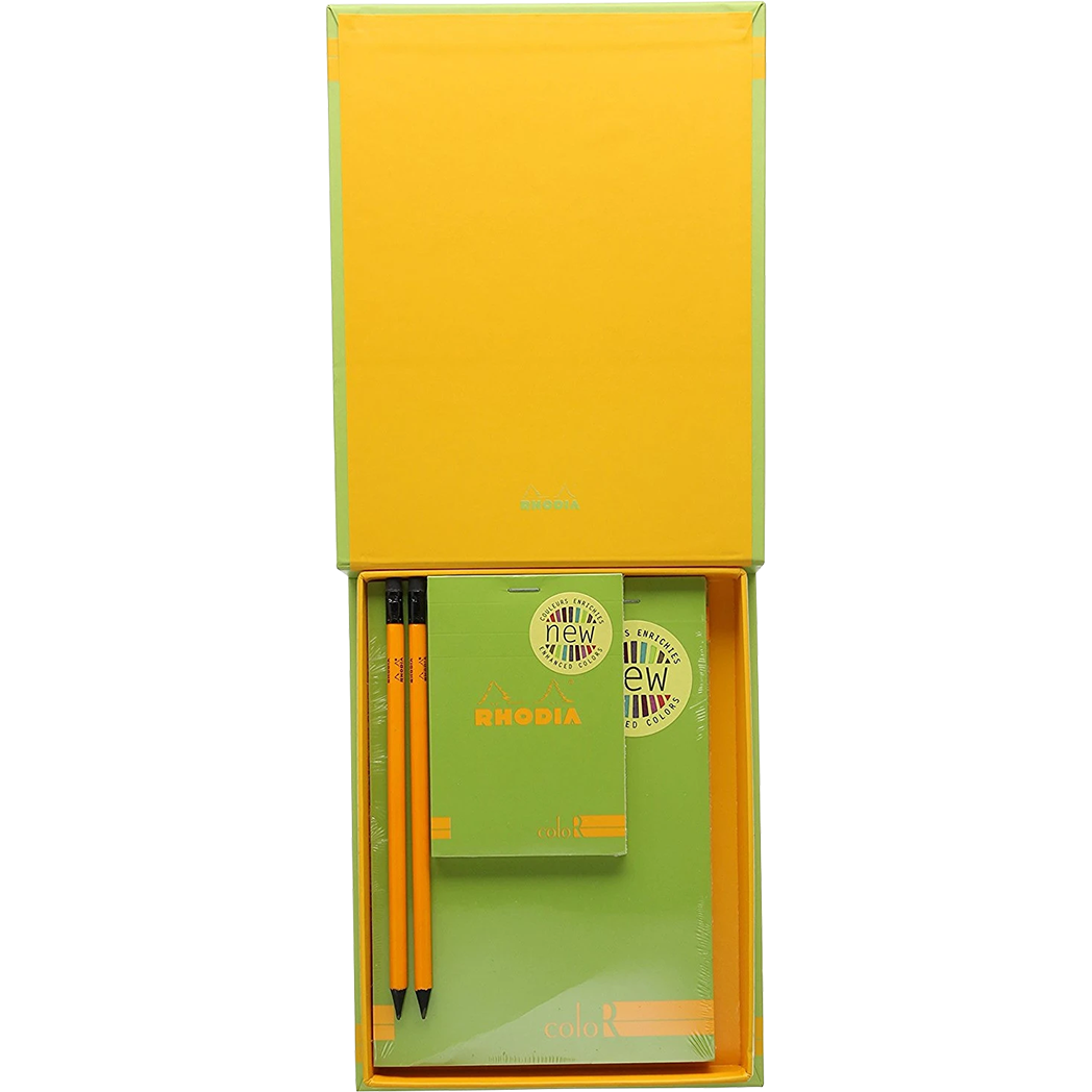 Rhodia ColoR Premium Treasure Boxes - Anise Green-Pen Boutique Ltd