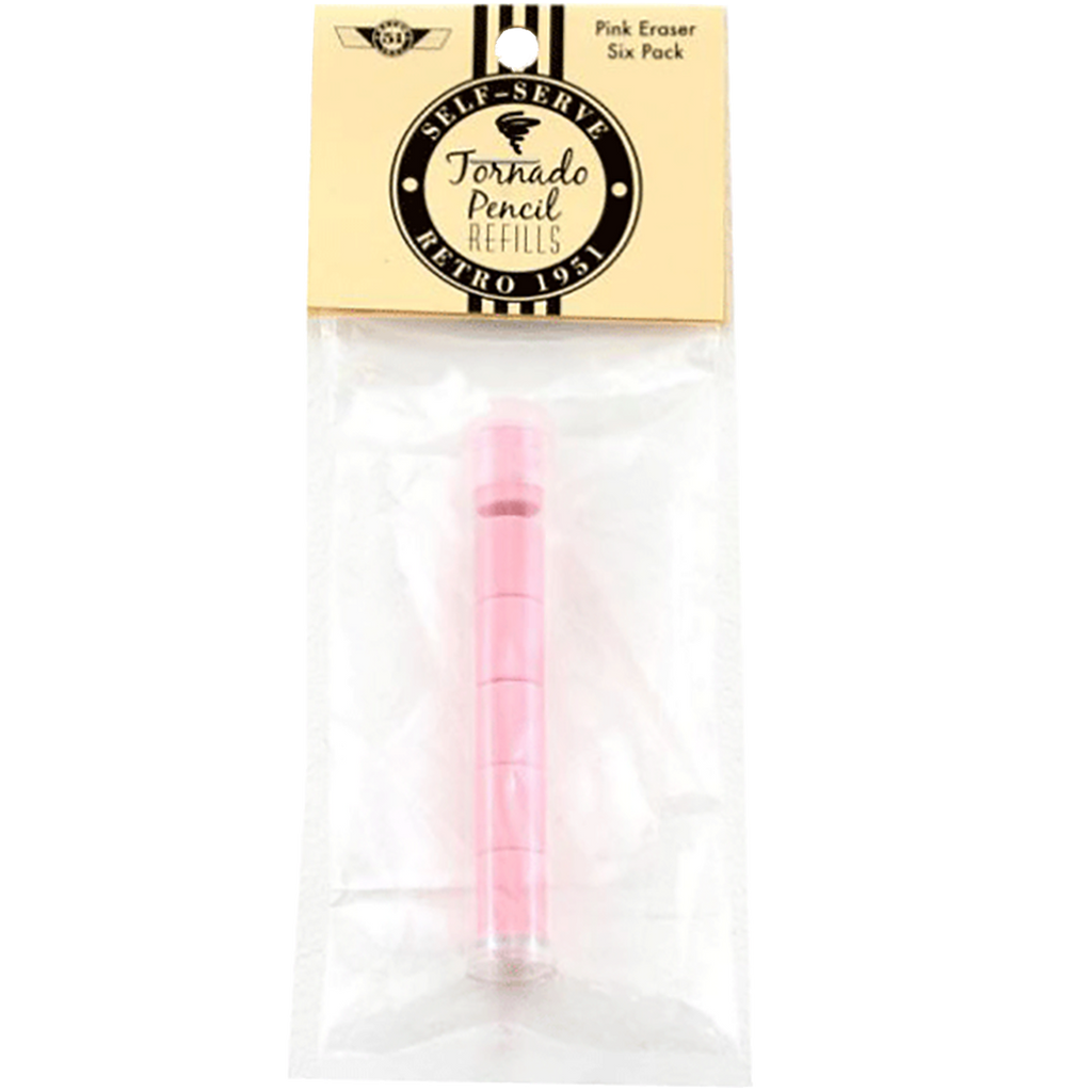 Retro 51 Eraser Pink for Tornado Pencil-Pen Boutique Ltd