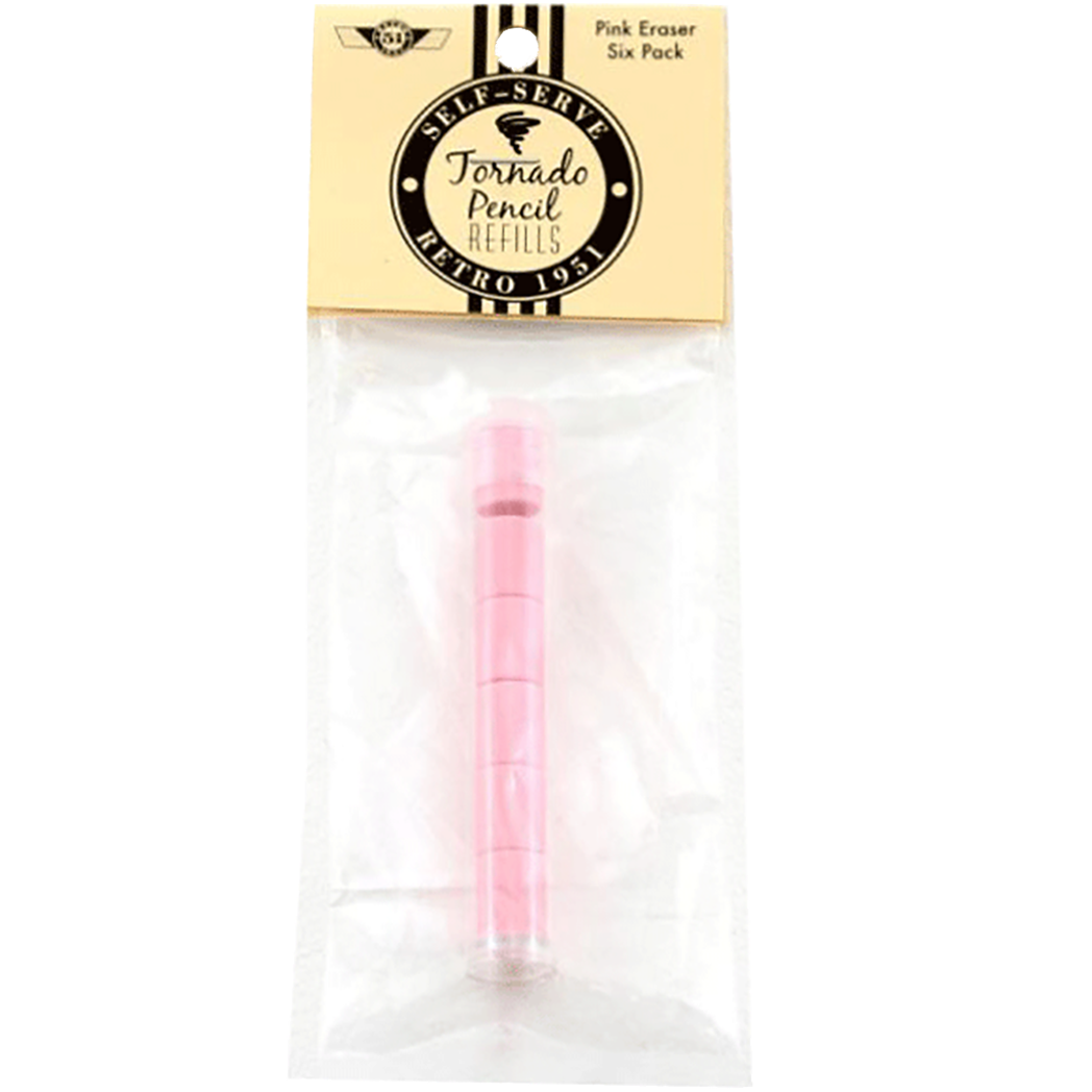 Retro 51 Eraser Pink for Tornado Pencil-Pen Boutique Ltd