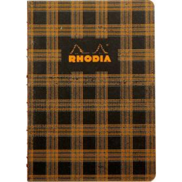Rhodia Heritage Book Block Notebook - Tartan Graph ( A5 - 6" x 8.24")-Pen Boutique Ltd