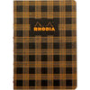 Rhodia Heritage Book Block Notebook - Tartan Graph ( A5 - 6" x 8.24")-Pen Boutique Ltd