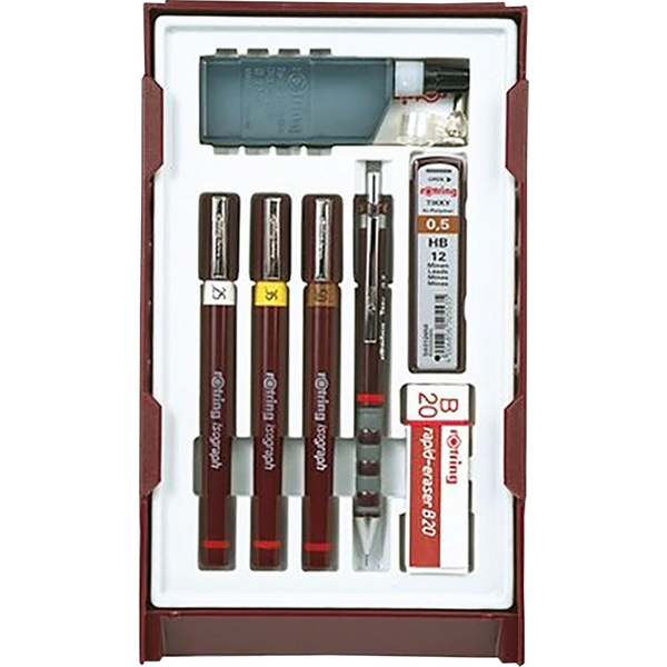 Rotring Isograph College Set - .25/.35/.50/.5mm-Pen Boutique Ltd
