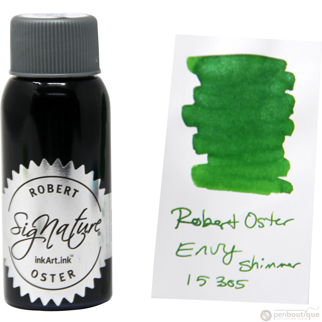 Robert Oster Shake'N'Shimmy Ink Bottle - Envy Green - 50ml-Pen Boutique Ltd