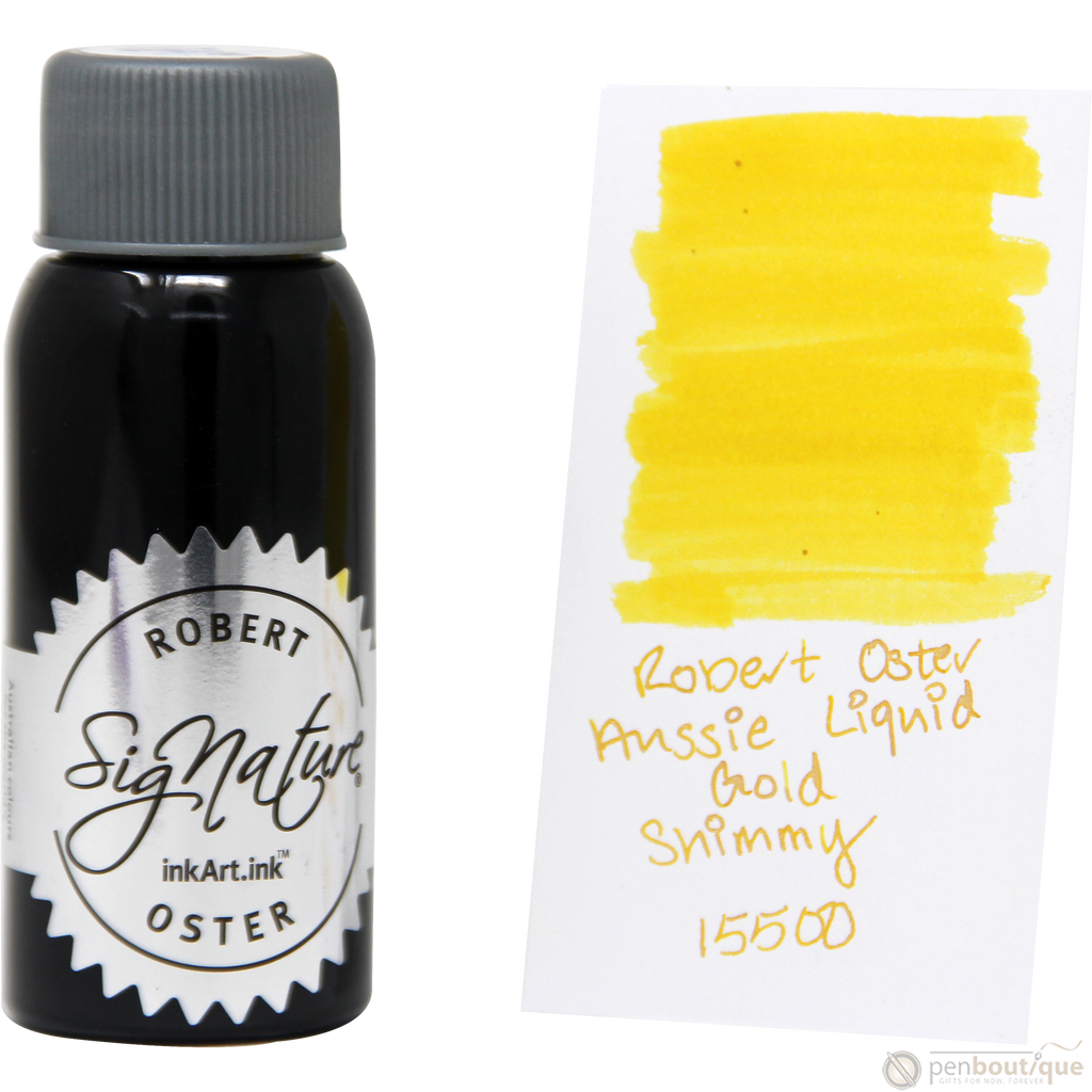 Robert Oster Shake'N'Shimmy Ink Bottle - Aussie Liquid Gold - 50ml-Pen Boutique Ltd