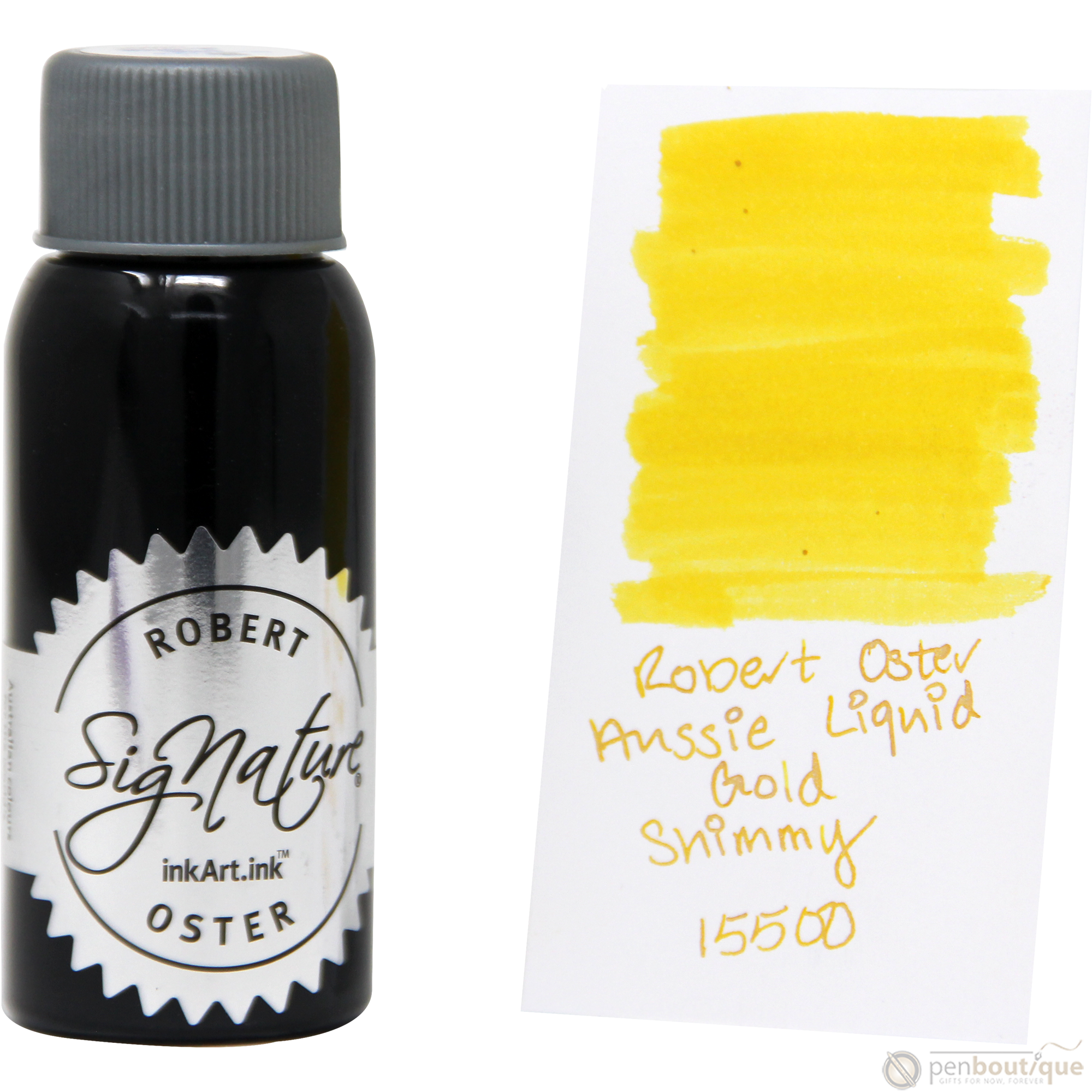 Robert Oster Shake'N'Shimmy Ink Bottle - Aussie Liquid Gold - 50ml-Pen Boutique Ltd