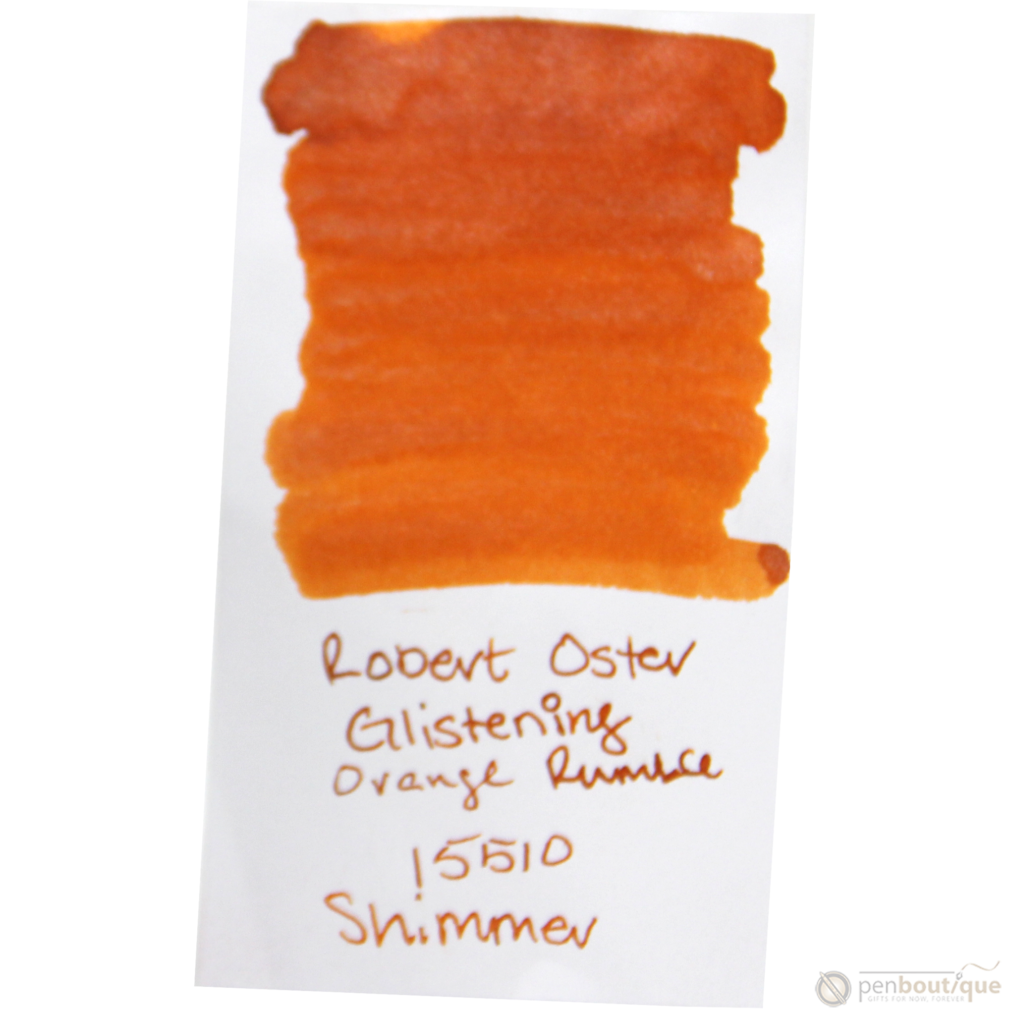 Robert Oster Shake'N'Shimmy Ink Bottle - Glistening Orange Rumble - 50ml-Pen Boutique Ltd