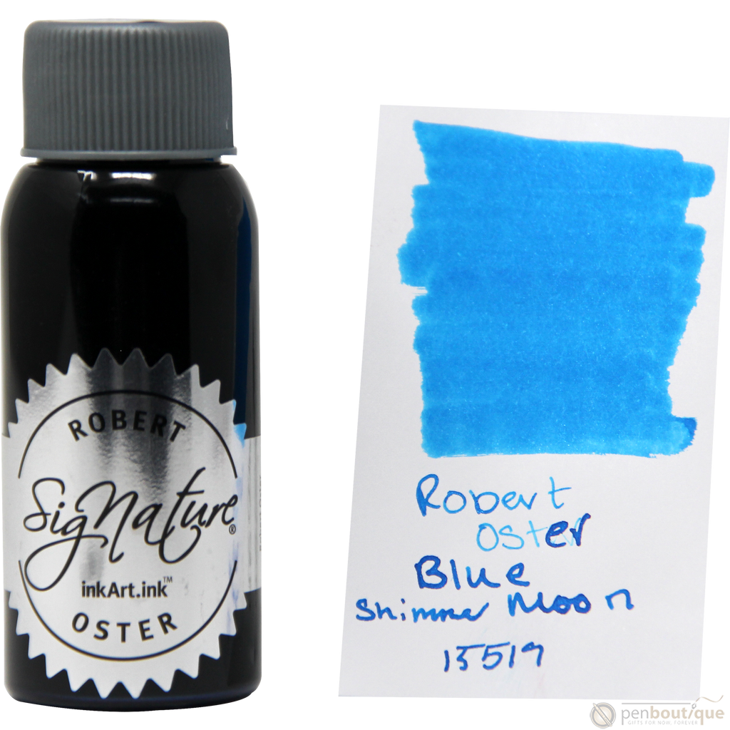 Robert Oster Shake'N'Shimmy Ink Bottle - Blue Moon - 50ml-Pen Boutique Ltd