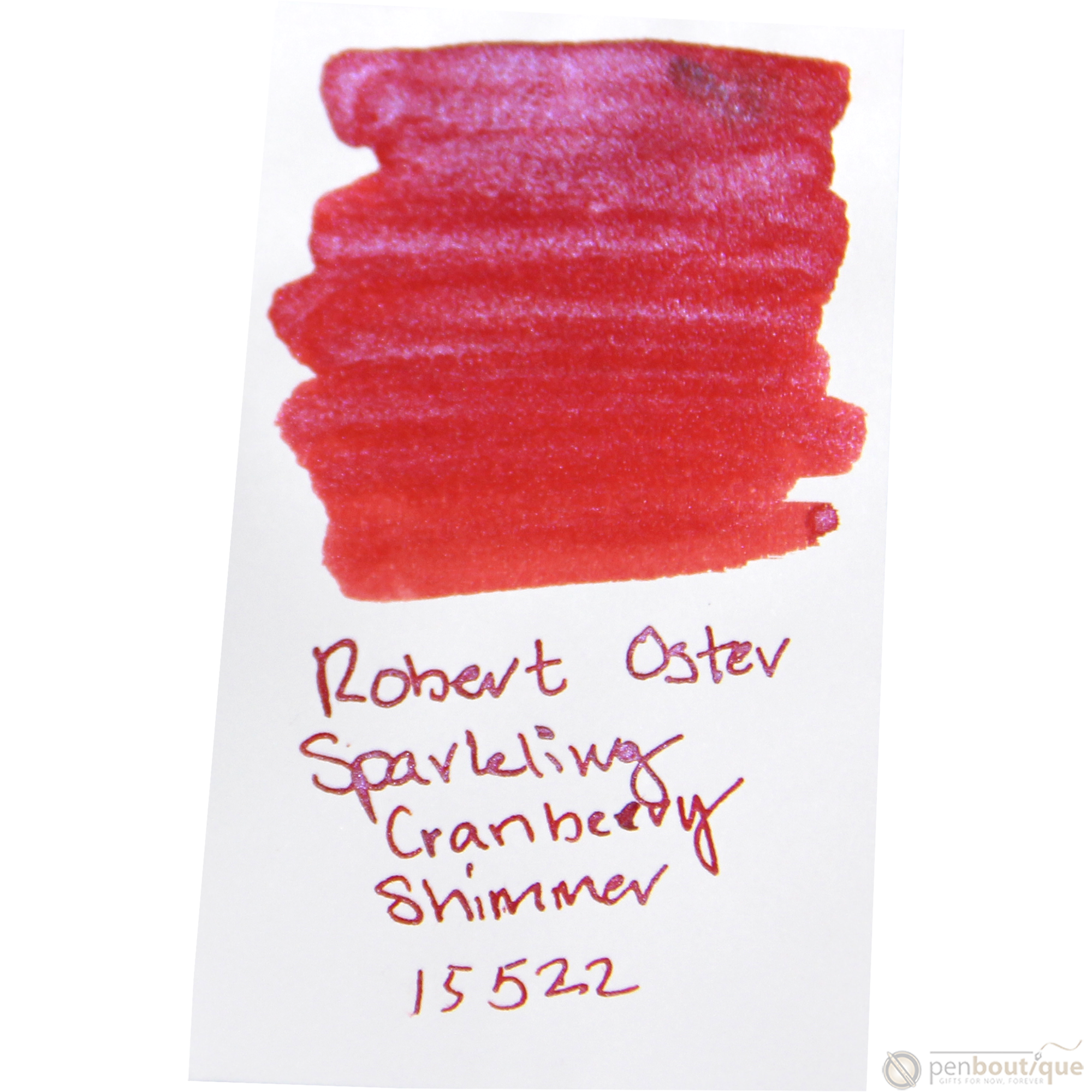 Robert Oster Shake'N'Shimmy Ink Bottle - Sparkling Cranberry - 50ml-Pen Boutique Ltd