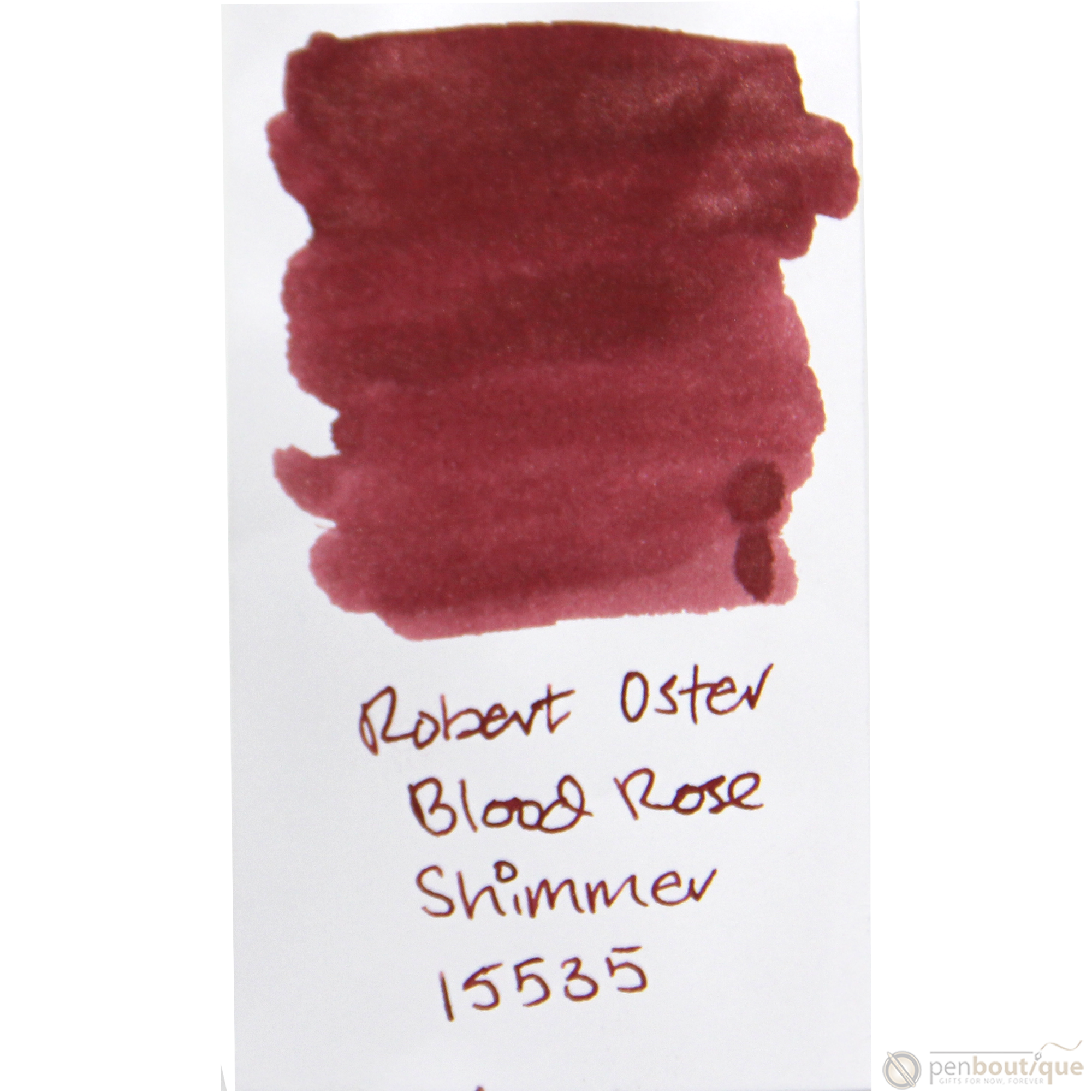 Robert Oster Shake'N'Shimmy Ink Bottle - Blood Rose - 50ml-Pen Boutique Ltd