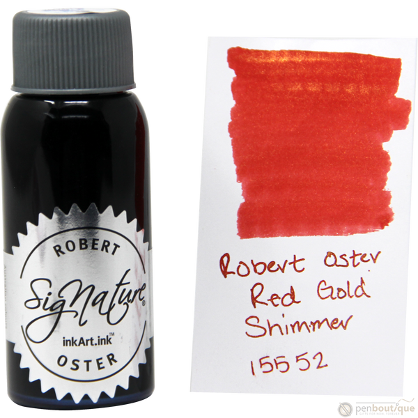 Robert Oster Shake'N'Shimmy Ink Bottle - Red Gold - 50ml-Pen Boutique Ltd