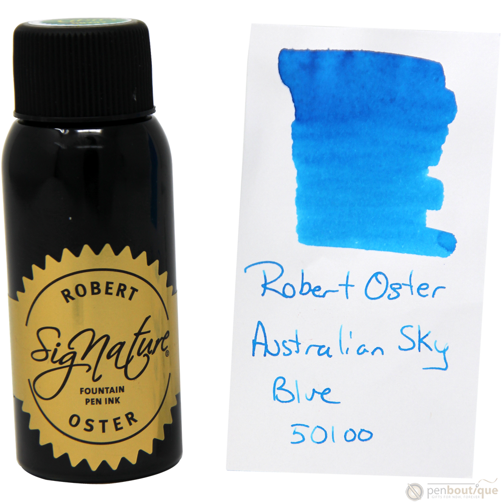 Robert Oster Signature Ink Bottle - Australian Sky Blue - 50ml-Pen Boutique Ltd