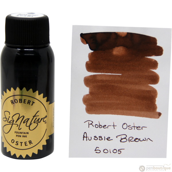 Robert Oster Signature Ink Bottle - Aussie Brown - 50ml-Pen Boutique Ltd