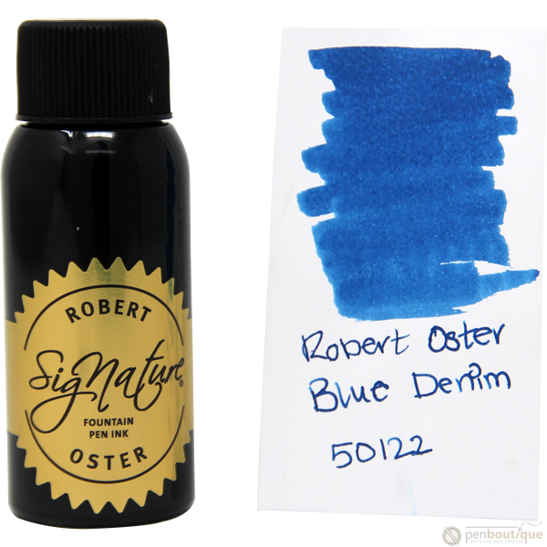 Robert Oster Signature Ink Bottle - Blue Denim - 50ml-Pen Boutique Ltd