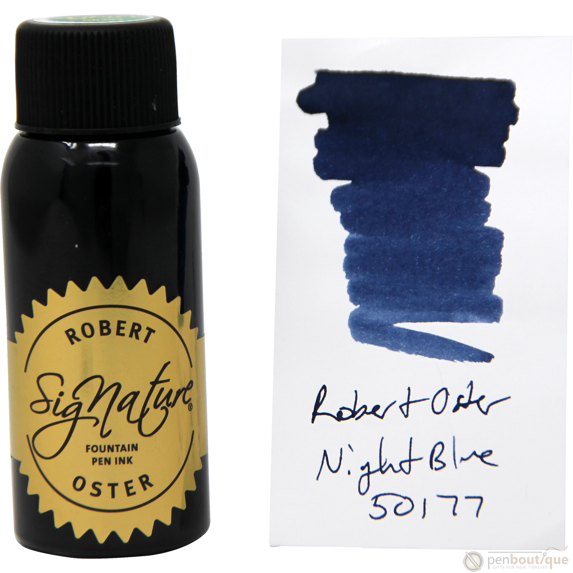 Robert Oster Signature Ink Bottle - Blue Night - 50ml-Pen Boutique Ltd
