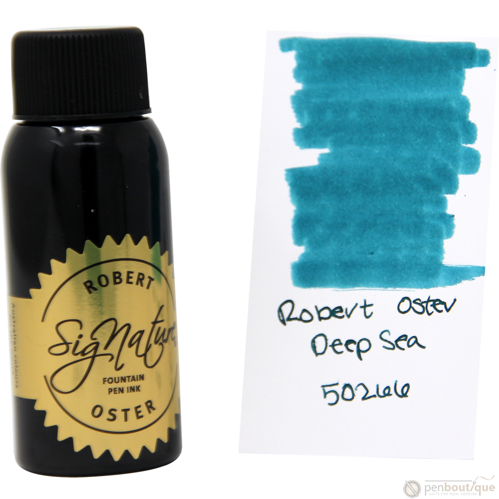 Robert Oster Signature Ink Bottle - Deep Sea - 50ml-Pen Boutique Ltd