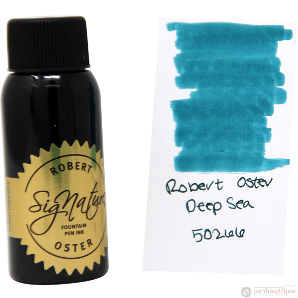 Robert Oster Signature Ink Bottle - Deep Sea - 50ml-Pen Boutique Ltd