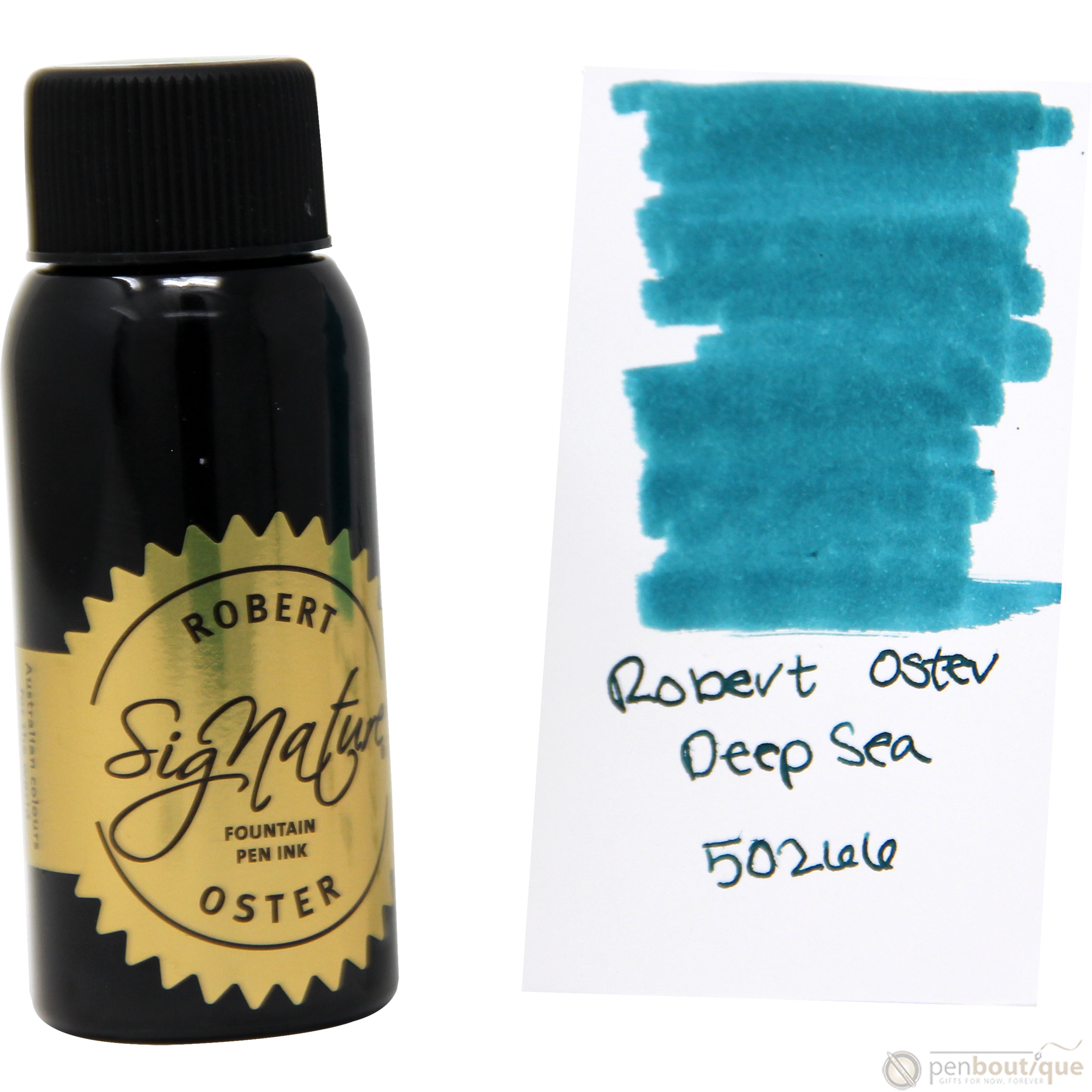 Robert Oster Signature Ink Bottle - Deep Sea - 50ml-Pen Boutique Ltd