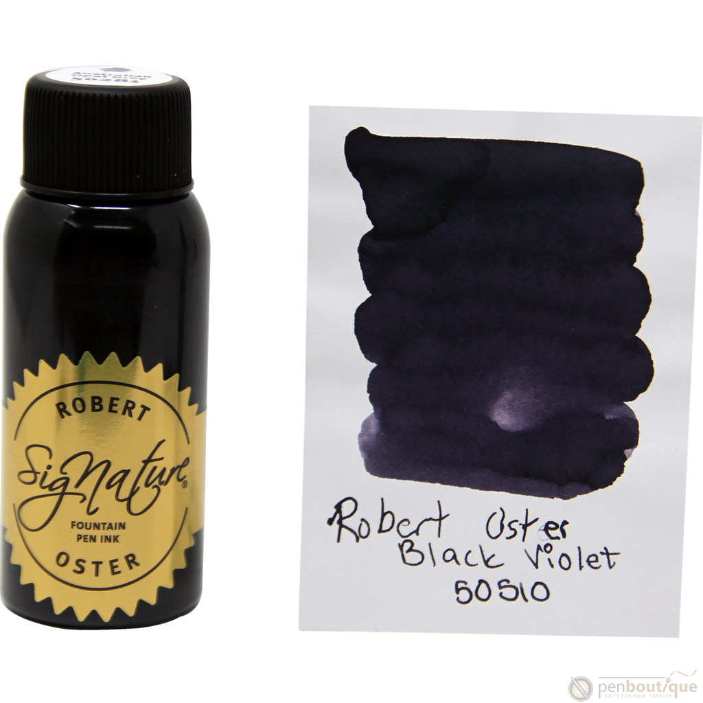 Robert Oster Signature Ink Bottle - Black Violet - 50ml-Pen Boutique Ltd