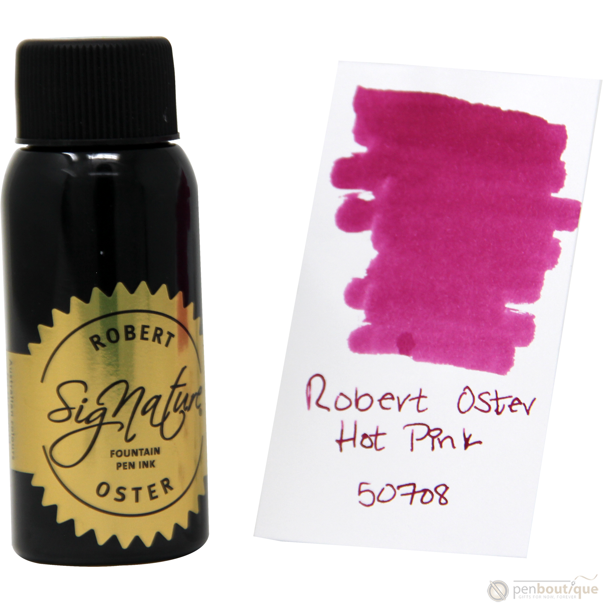 Robert Oster Signature Ink Bottle - Hot Pink - 50ml-Pen Boutique Ltd