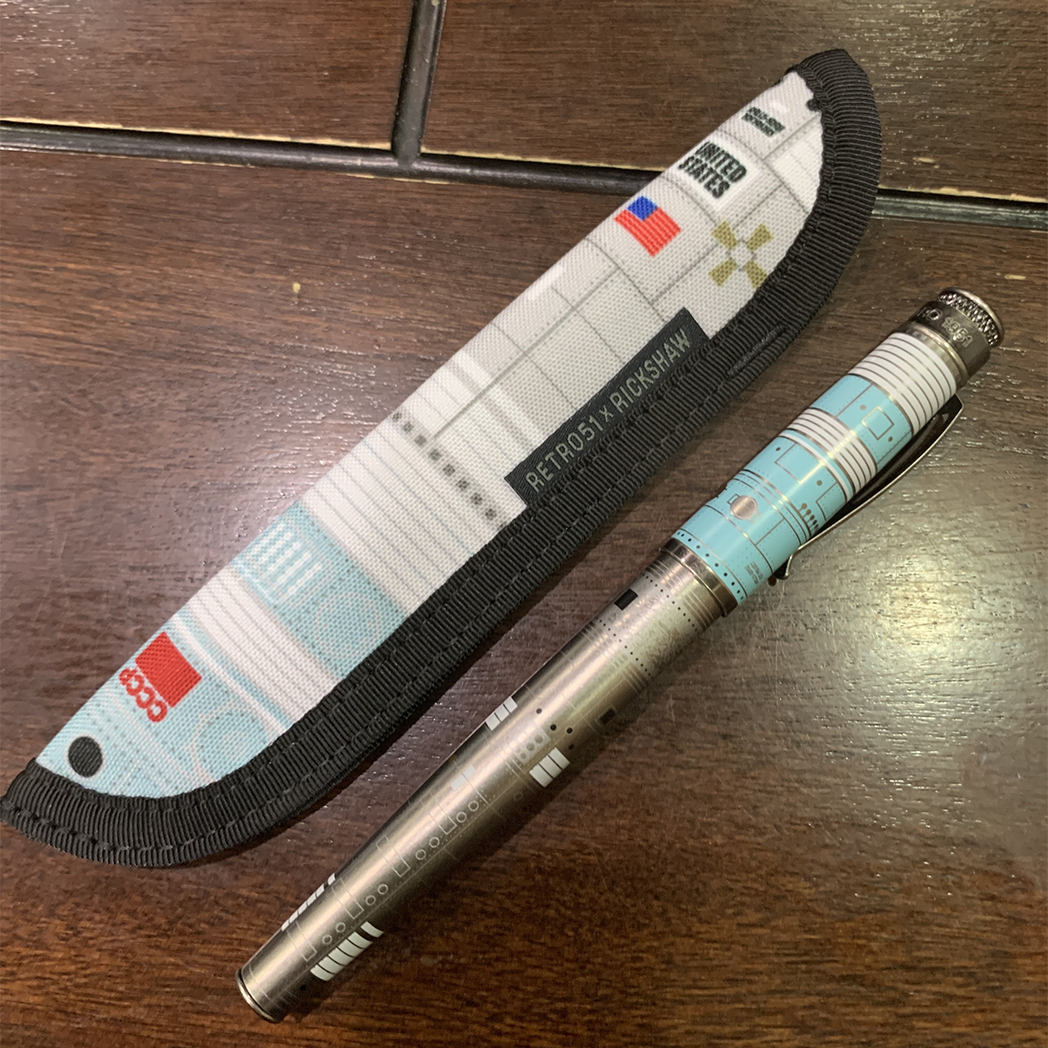 Retro 51 Apollo-Soyuz Rickshaw Single Pen Case-Pen Boutique Ltd
