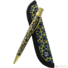 Retro 51 Rickshaw Single Pen Sleeve - Geometric Blue-Pen Boutique Ltd