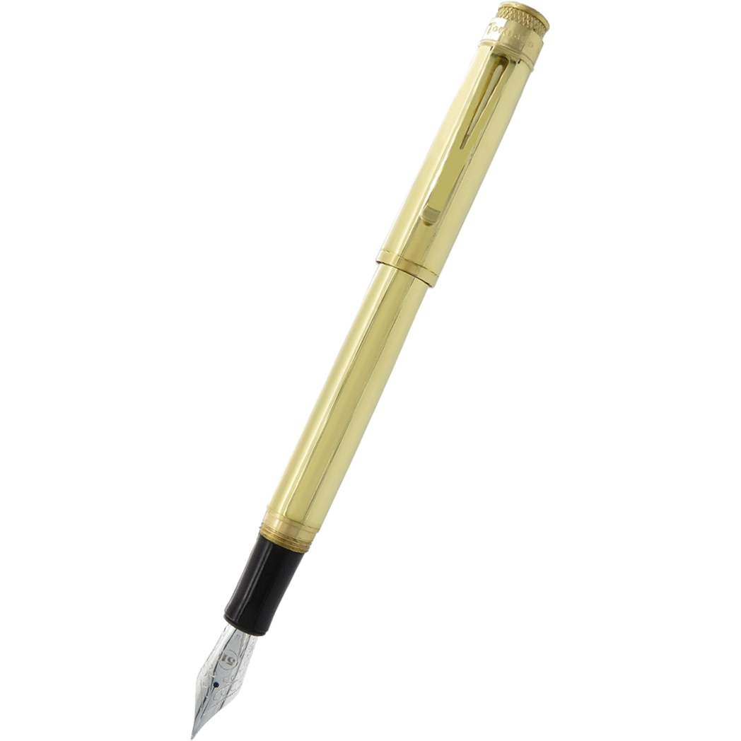 Retro 51 Tornado Fountain Pen - Raw Brass-Pen Boutique Ltd