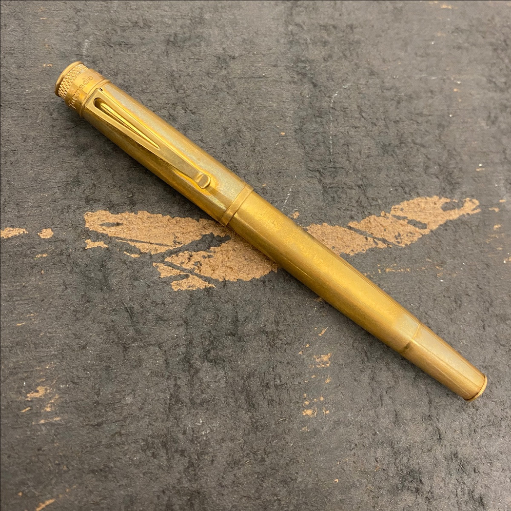 Retro 51 Tornado Fountain Pen - Raw Brass-Pen Boutique Ltd