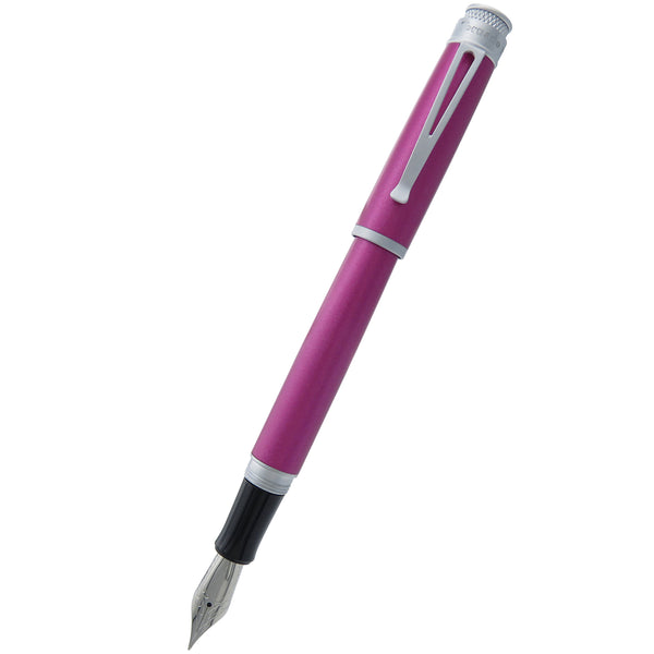 Retro51 Tornado Frosted Metallic Orchid Fountain Pen